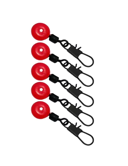 Kolpo Girella con Moschettone Girella Rolling e Perlina 5 pz Accessori mare Kolpo