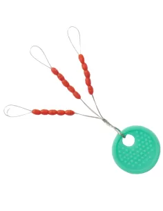 Red Fluo Extra Soft Silicon Oval Stop Kolpo 