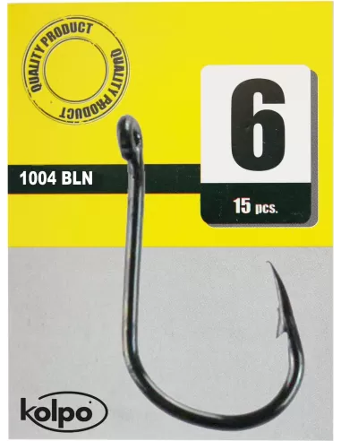 Kolpo Ami da Pesca 1004 bln con Occhiello Battuto Ami sfusi Kolpo