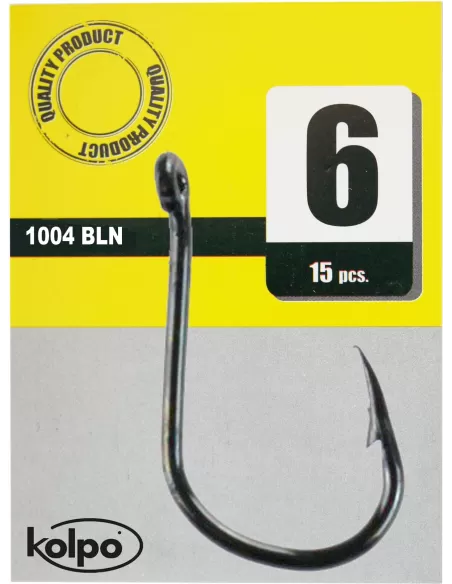 Kolpo Ami da Pesca 1004 bln con Occhiello Battuto Ami sfusi Kolpo