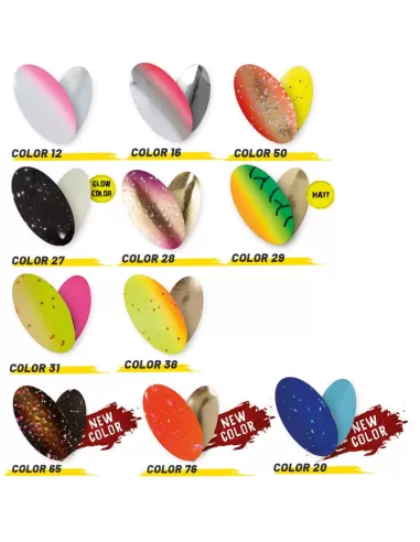 Herakles Spike Spoon Trout Area Spinning 1,0 gr Esche Artificiali Herakles