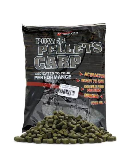 Power Carp Pellets Green Betaine Tubertini 3 mm Pasture Tubertini