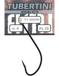 Tubertini Ami Serie 11 Storto Amo Nikelato Ami da pesca Tubertini 2