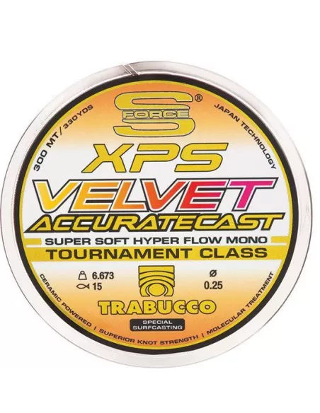 Trabucco Filo Velvet Accurate Cast 300 Mt Surf  Fili da pesca Trabucco