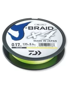 Daiwa Trecciato J Braid X4 135 mt Fili da pesca Daiwa