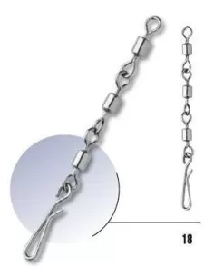 Daiwa Fishing Swivels Triple Tb 12 measure 18 