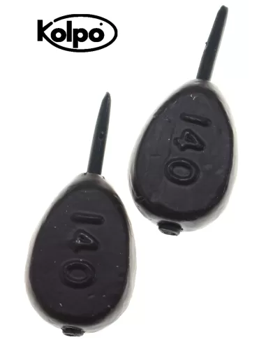 Kolpo Top Lead Pr Piombi Pesca Inline 2pz Carpfishing Kolpo