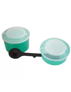 Kolpo Porta Esche Pesca 2 Vaschette con Supporto  Accessori mare Kolpo