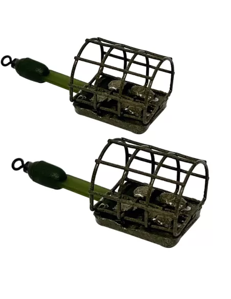 Kolpo Plus Oval Flat Pasturatore Pesca Feeder 2pz Pasturatori Kolpo