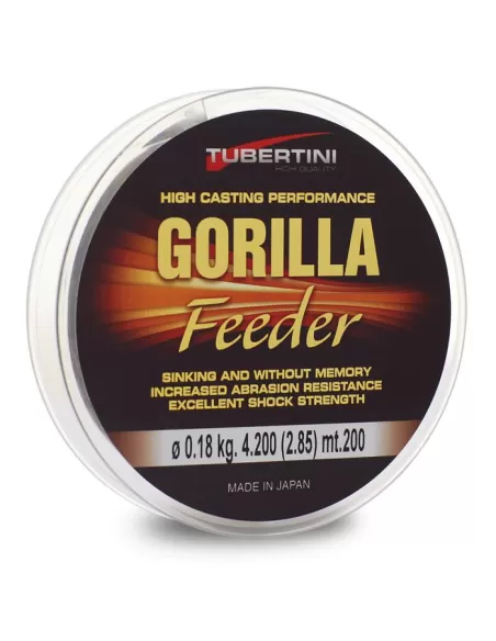 Tubertini Fili Da Pesca Gorilla Feeder 200 metri Fili da pesca Tubertini