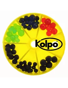Kolpo Perline Pesca Colorate Misure Assortite Accessori mare Kolpo