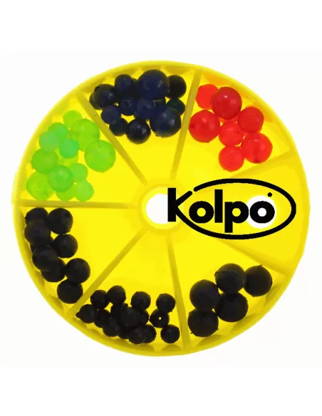 Kolpo Perline Pesca Colorate Misure Assortite Accessori mare Kolpo