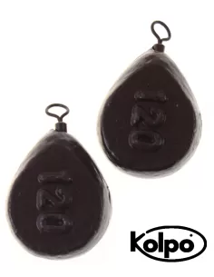 Kolpo Top Lead PR Piombi Pesca con Girella 2pz Carpfishing Kolpo
