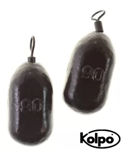 Kolpo Top Lead Bomber Piombi Pesca con Girella 2pz Carpfishing Kolpo