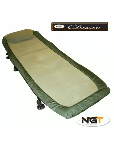 Ngt Lettino Pesca in Microfibra Regolabile Carpfishing