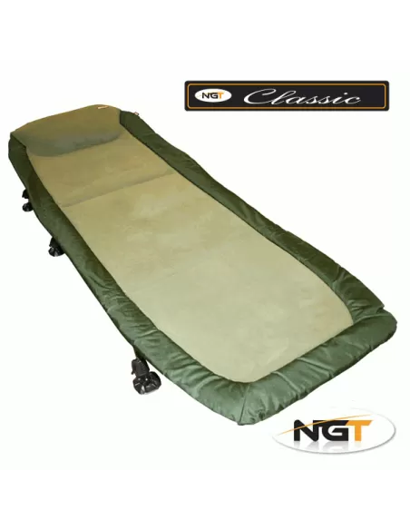Ngt Lettino Pesca in Microfibra Regolabile Carpfishing