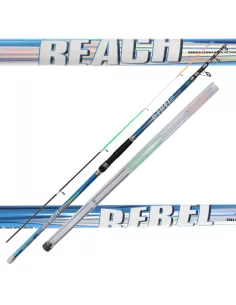 Canna Pesca Carbonio Beach Rebel Doppia Vetta 