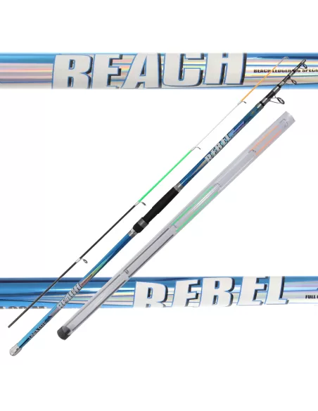 Canna Pesca Surf Carbonio Beach Rebel Doppia Vetta Canne da pesca Lineaeffe