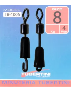 Tubertini Small Fishing Swivels Rapid Attack 