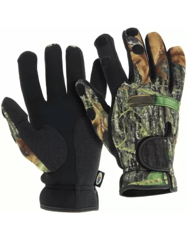 Ngt Guanti Pesca Camo Super Grip  Caccia