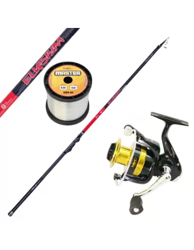 Kit Pesca Bolognese Canna Mulinello e Filo Kit da pesca Kolpo