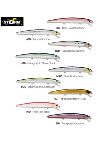 Artificiale Sea Bass Thunder Minnow Storm Esche Artificiali Storm fishing