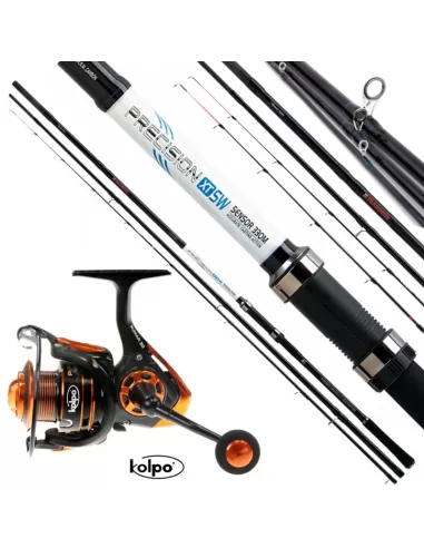 Kit Pesca Feeder Precision Trabucco Mulinello Kolpo Pumar Kit da pesca Trabucco