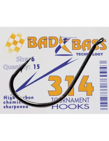 314 Bad Bass Tournament fishing hooks Bad Bass