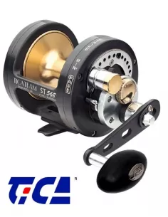 Trolling fishing reel Tica Team ST Black 