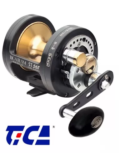 Mulinello da Pesca Traina Tica Team ST Black Mulinelli da traina Tica
