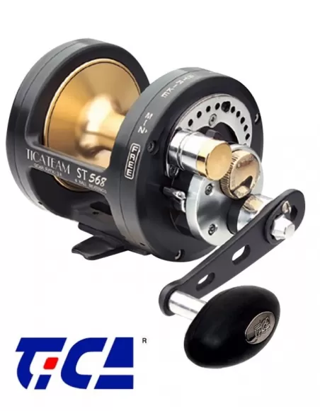 Mulinello da Pesca Traina Tica Team ST Black Mulinelli da traina Tica