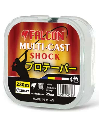 Filo da Pesca Conico Falcon Multicolor 220 mt Fili da pesca Falcon