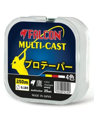 Filo da Pesca Falcon Multicolor 250 mt Fili da pesca Falcon
