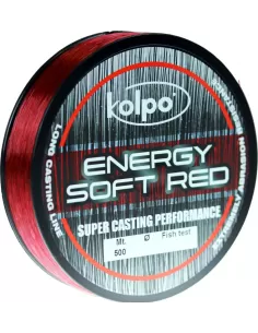 Fishing Line Energy Soft Red Kolpo 500 mt Fishing Lines Kolpo
