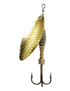 Rotante Cucchiaino Spinning Celta Long Rublex Oro Esche Artificiali Rublex