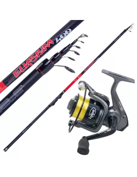 Kit Canna Bolognese con Mulinello e Filo Kolpo Kit da pesca Kolpo