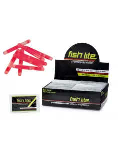 Fish Light Rosse 4.5x39 Starlite Confezione da 50 Pezzi Nuova Formula Lampade e luci chimiche Kolpo