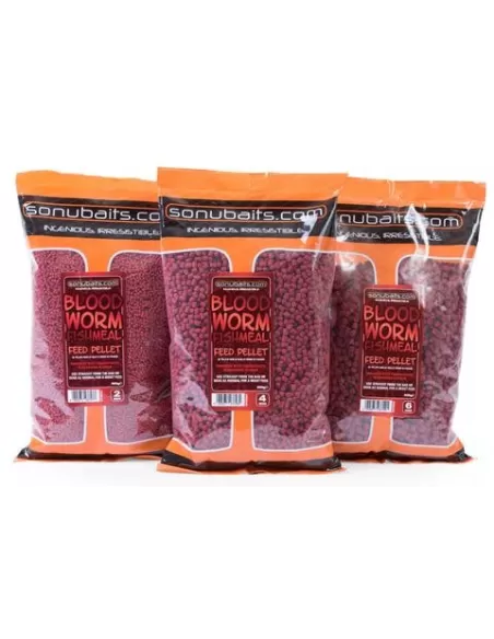 Pellet Sonubaits Bloodworm Fishmeal Feed Pellet 900gr Pasture Sonubaits