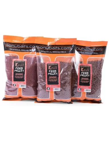 Pellet Sonubaits Krill Feed Pellets 900gr Pasture Sonubaits