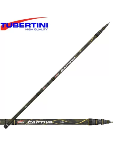 Canna da Pesca Trota Torrente Teleregolabile Captiva Canne da pesca Tubertini