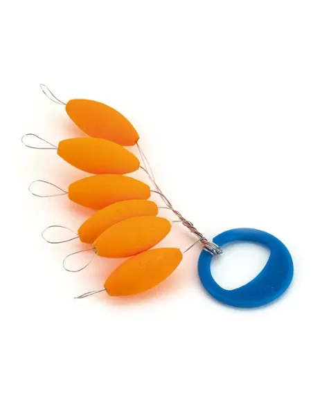 Flotterino Ovale Orange 6x13.5 mm Accessori mare Kolpo