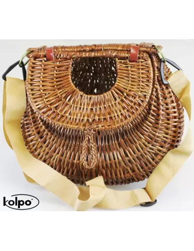 Cestino in Vimini Kolpo da Pesca Grande Capacità Minuteria Kolpo