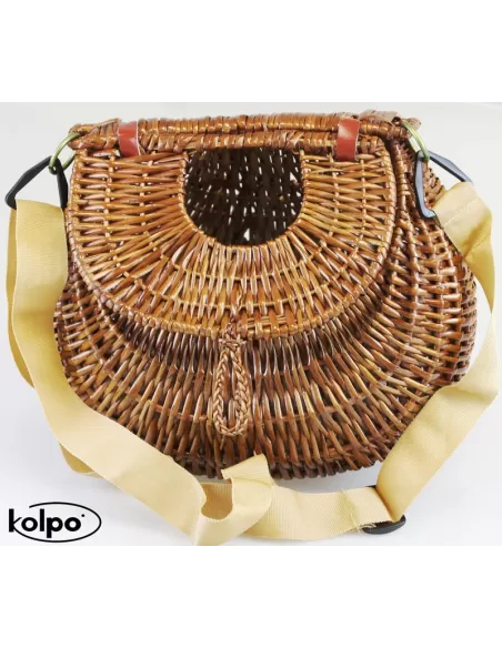 Cestino in Vimini Kolpo da Pesca Grande Capacità Minuteria Kolpo