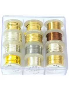 Box 12 PCs kolpo Flies Mount Tinsel 