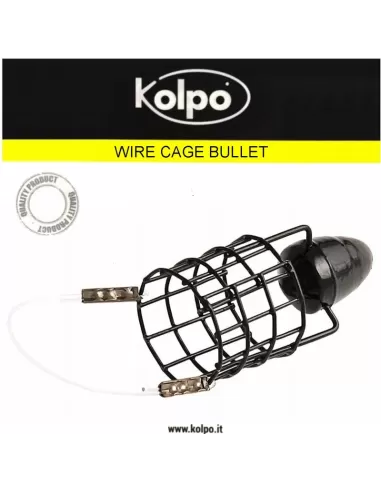 Pasturatore Feeder Wire Cage Bullet Kolpo ZONA OUTLET PESCA Kolpo