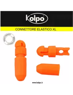 Connettore per Elastico XL Kolpo 2 pz Accessori da pesca Kolpo