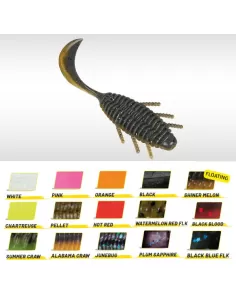 Herakles Lefttail R Soft baits 3.5" 8 Pezzi Esche Artificiali Herakles