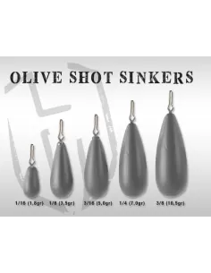 Herakles Spinning Olives Short Sinkers 