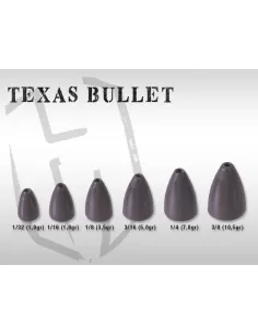Herakles Spinning Piombo Texas Bullet  Esche Artificiali Herakles