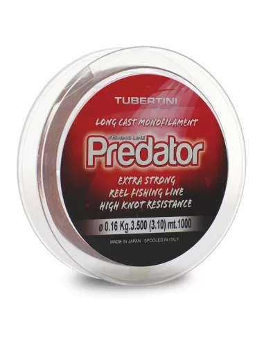 Tubertini Predatot Thread 1000 mt Tubertini Fishing Lines